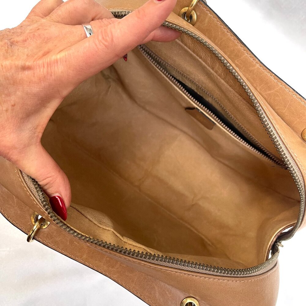 Gucci Micro GG Monogram canvas/leather vintage handbag - Picture 6 of 14